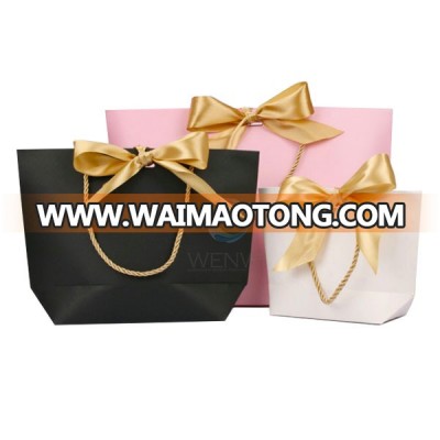 Cute design personalized takeaway 250 gsm coated paper bag