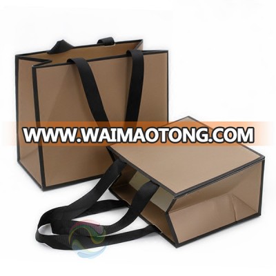 Import Wholesale Cheap Brown Customizable Jewellery Paper Bags